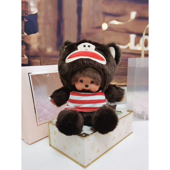 Monchhichi Monkey Plush Doll 7.88 inch Children's Gift Sleep With Children Toys Plush Doll For Boys and Girls Home Decoration