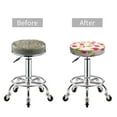 thumbnail image 3 of Uemuo Hand Drawn Strawberry Pattern Round Bar Stool Seat Covers Washable Stool Cushion Slipcover Elastic Bar Chair Covers-14 inch, 3 of 7