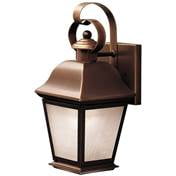 Kichler Mount Vernon 1090 Outdoor Wall Lantern - Olde Bronze