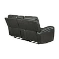 thumbnail image 6 of New Classic Furniture Linton 3-Piece Leather Power Living Room Set in Gray, 6 of 9
