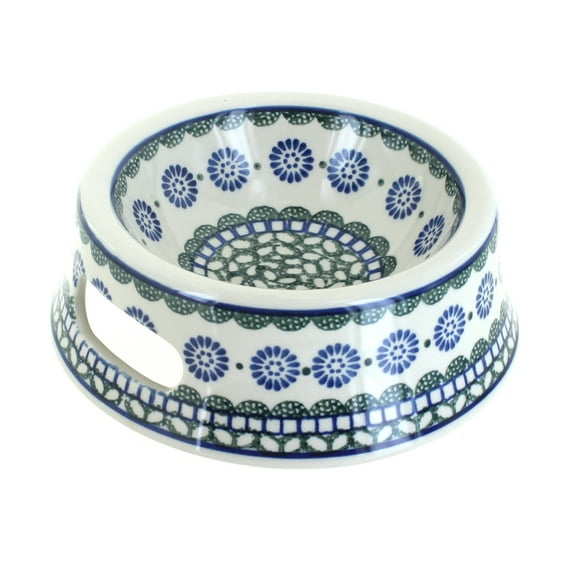Blue Rose Polish Pottery Maia Cat Bowl