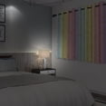 thumbnail image 5 of Rainbow Blackout Curtains for Girls Pink Black Out Curtains 42x63 in 2 Panels Kids Window Curtains, 5 of 5