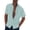 Green, variant on ZZHZGZ Late July Red Dress Shirt for Men Men's Summer Hawaii Solid Shirt Short Sleeve Pocket Turn down Button Shirt 4Th of July V Neck Undershirts for Men M