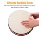 thumbnail image 3 of Tambor oceánico de 10 pulgadas, instrumento de percusión de tambor de onda de mar de mano de madera, Abanopi Tambor oceánico, 3 of 7