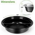 thumbnail image 3 of GUSTO 24 Oz, Bento Box Round Meal Prep Containers with Lid, 1 Compartment, 150-Pack, 3 of 6