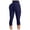Navy, variant on Womens High Waist Textured Workout Leggings Booty Scrunch Yoga Pants Slimming Ruched Tights