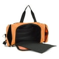 thumbnail image 5 of 21 Blank Sports Duffle Bag Gym Bag Travel Duffel with Adjustable Strap in Orange, 5 of 7