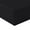 Black, variant on PiccoCasa 200TC Cotton Fitted Sheet 15" Drop Pocket, Snow White Queen