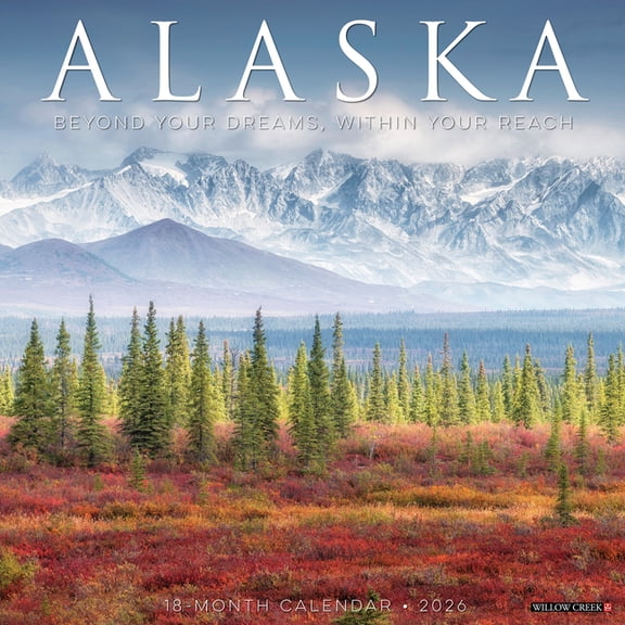 Alaska 2026 Wall Calendar, (Paperback)