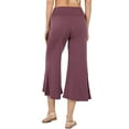 thumbnail image 2 of Womens Knit Capri Culottes Gaucho Wide Leg Pants&nbsp;, 2 of 2