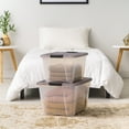 thumbnail image 3 of IRIS 53 Qt. Plastic Storage Bin with Lid, Stackable Storage Containers, Tote, 3 of 12
