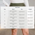 thumbnail image 3 of SwiftWear Women's Summer Casual Dressy Pleated Shorts with Elastic Waistband & Button Front High Waisted Knee Length Shorts for Daily Office, 3 of 7