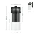 thumbnail image 3 of Globe Electric 12W LED Integrated Matte Black Outdoor Wall Sconce with Clear Glass Shade, 91005362, 3 of 8