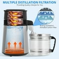 thumbnail image 3 of Yesurprise 4L Distilled Water Maker Stainless Steel Countertop Purifier 4L Home Water Distiller Machine, 3 of 7