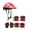 Red, variant on Kids Adjustable Helmet,with Sports Protective Gear 7Pcs Set for 3-12 Years Boys and Girls,with Knee Pads,Elbow Pads,Wrist Pads,for Roller Skates,Cycling,Skateboarding,Skating Scooter