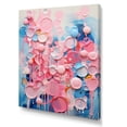 thumbnail image 2 of Designart "Pink Digital Harmony II" Abstract Canvas Wall Art - Modern Pink Abstract Collages Living Room Canvas Art, 2 of 6
