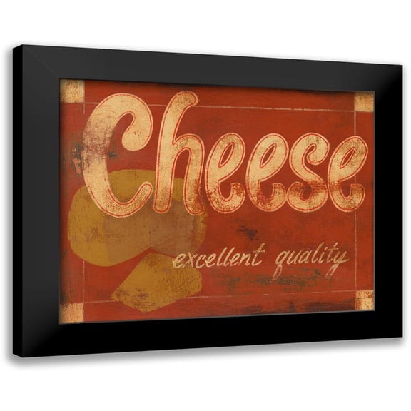 Wyatt Jr., Norman 14x12 Black Modern Framed Museum Art Print Titled - Cheese