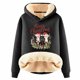 thumbnail image 1 of WILLBEST Sudadera Oversize para Mujer con Estampado Navideño de Vaca, Estilo Western, Estilo Femenino y Grueso Grande, 1 of 4