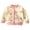 Pink, variant on Girl Knitted Cardigan Open Front Toddler Print Cardigan Sweaters Baby Button down Long Sleeve Crew Neck Sweater Coat Fall Winter Cute Trendy Jackets
