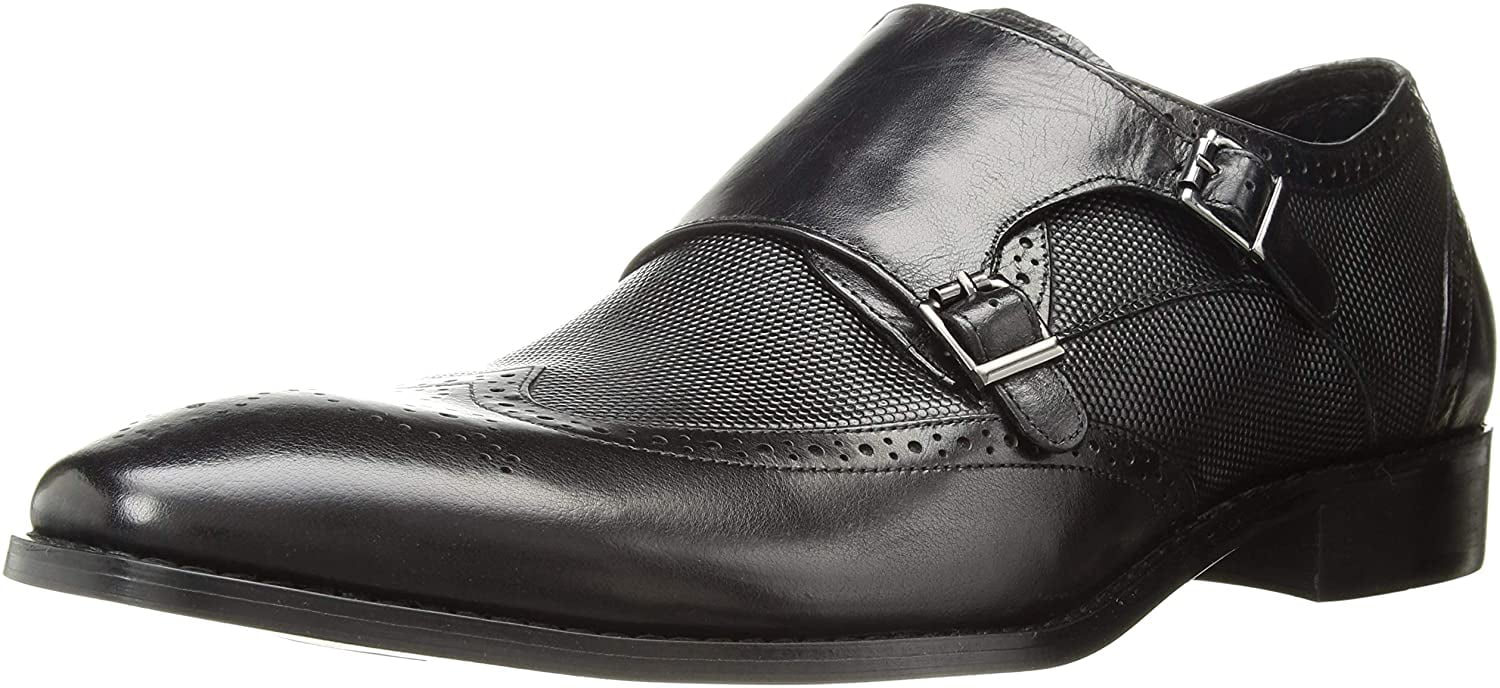 stacy adams men's lavine double monk strap loafers