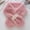 118### Pink, variant on Faux Fur Knit Scarf for Women, Thickened Fleece Neck Warmer, Winter Solid Color Shawl(Light Gray)