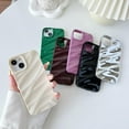 thumbnail image 2 of Water Ripple Pattern Curly Wave Shape Soft Compatible with iPhone Case (iPhone 14,White), 2 of 5