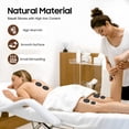 thumbnail image 2 of Hot Stone Massage Kit, 20-Piece Basalt Stones with Heating Box, 110V Warmer & Professional Spa Tools, 2 of 5