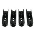 thumbnail image 3 of Guitar Bridge, Fine Workmanship Electric Bass Bridge Easy Installation Metal  For Replacement Black, 3 of 8