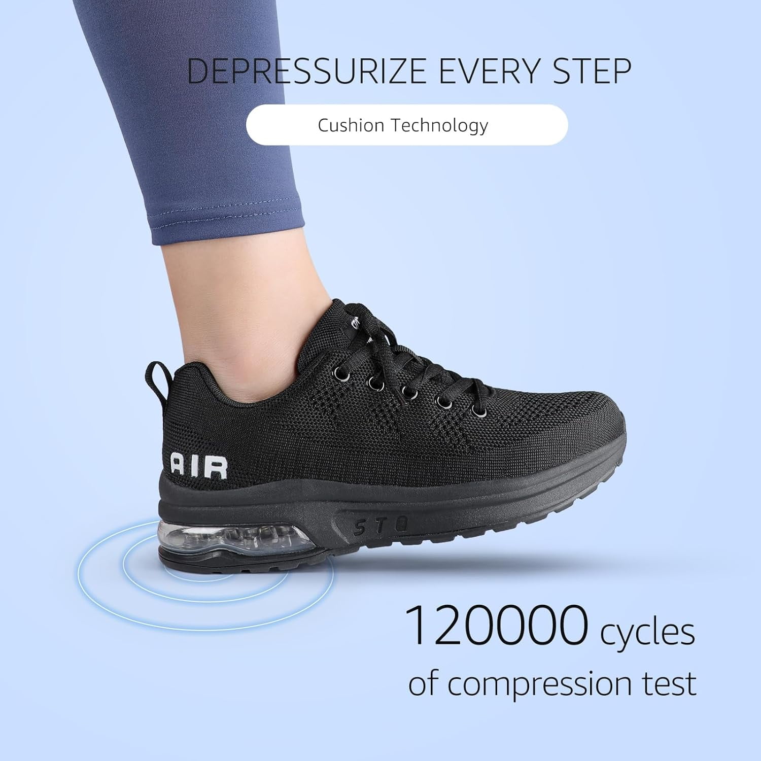 Women's Running Shoes Lightweight Anti Slip Walking Tennis Shoes Athletic Workout Gym Cross Training Sneakers