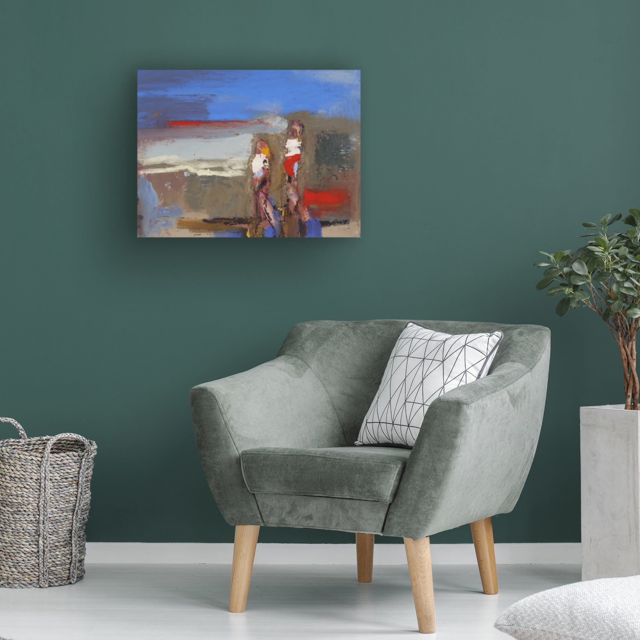 Canvas Wall Art - Erin McGee Ferrell 'Shell Gathers IV' Wall Art for Living Room, Bedroom, or Office Décor by Trademark Fine Art - 24 x 18 Inches