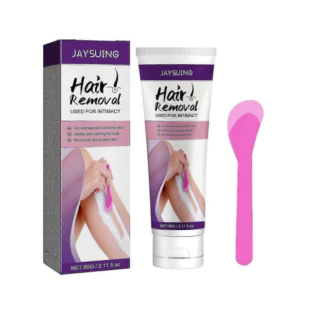 Jaysuing 60g Hair Removal Cream Painless Hair Removing Depilatory Cream For Men & Women Body Facial Armpit Leg Hand Hair Removal