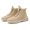 Khaki, variant on Winter Men Plush Soft Snow Boots Plus Velvet Warm Outdoor Waterproof Cold Boots Men Fashion Non-slip Casual Shoes Sneaker (black,42)