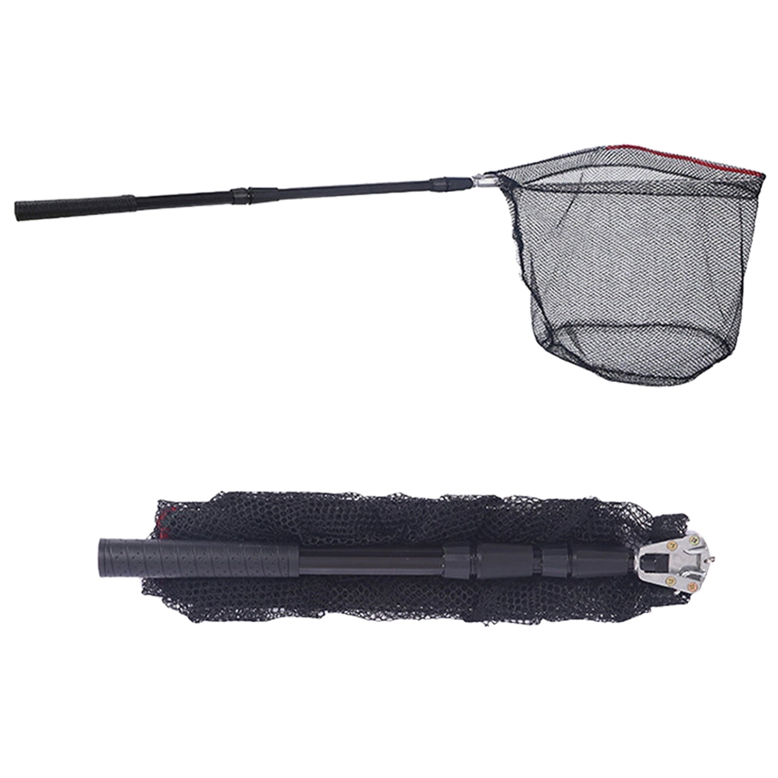DIYMAG Fishing Net Fish Landing Net, Foldable Fishing Net Collapsible Telescopic Pole with EVA Handle, Folding Fishing Net for Freshwater Saltwater, Extend to 40-51 Inches