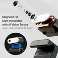 thumbnail image 4 of hohem Magnetic AI Tracking Fill Light Camera Module with 3.5m Max Recognition Distance, 2700K-6500K CCT & 360 RGB Color Modes, 1W Power - Compatible with hohem M6/M2T Gimbal Stabilizers (Single, 4 of 6
