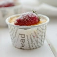 thumbnail image 4 of Panificio 1 oz Round Newsprint Paper Small Baking Cup - Pleated - 2" x 2" x 1 1/4" - 200 count box, 4 of 11