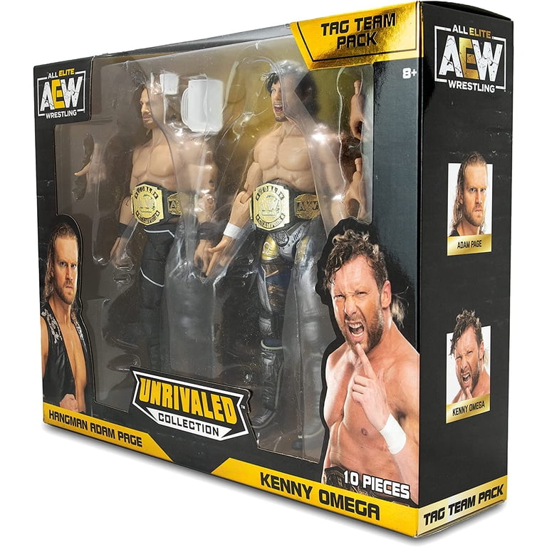 プロレス AEW  フィギュア セット ケニーオメガ スティング wwe 新日 AEW All Elite Wrestling Unrivaled Collection Hangman Adam Page