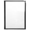 thumbnail image 5 of KAKOWELY Couverture de Menu en PVC 1 Pce Couverture de Menu Transparente Couverture de Classeur en PVC Durable Dossier de Menu à Rabat 12.6"X9.25"X0.28 Pouces, 5 of 5