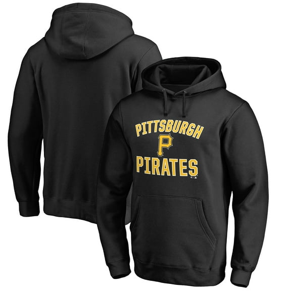 Men's Black Pittsburgh Pirates Victory Arch Pullover Hoodie