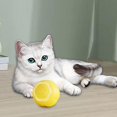 thumbnail image 1 of Pelota interactiva para gatos Yinane con Luces LED Bola rodante móvil automática Durable 2 modos Amarillo, 1 of 8