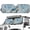 Aesthetic Turtle, variant on Garronmavis Highland Cow Windshield Sunshade for Jeep Wrangler,Sun Visor Windshield Shade Blocks UV Rays,Shade Heat Shield Compatible with Jeep Wrangler TJ JK JL 2/4 Door