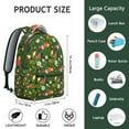 thumbnail image 6 of Watermelon inspired cute small backpack for school lightweight school bag for daily use and compact travel backpack for tropical lovers, 6 of 6