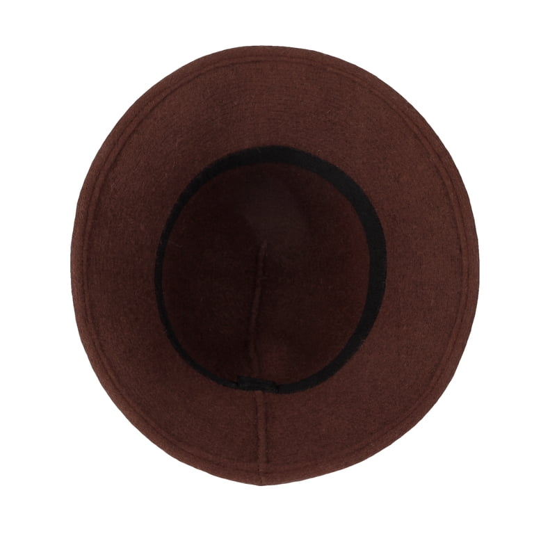 WITHMOONS Wool Winter Floppy Wide Brim Womens Bowler Fodora 