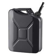 VEVOR Metal Fuel Container, 5.3 Gallon, Fuel Jerry Can with Spout and Comfort Handle, 6 L/min Max Flow Rate, Leakproof & Corrosion-resistant Metal Gas Tank Most Cars Motorcycle ATV UTV, Black