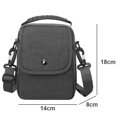 thumbnail image 2 of Bolso cruzado de gran capacidad para negocios, ocio, versión coreana, bolso cruzado de ocio, bolso de tendencia de moda, gris, 2 of 6