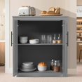 thumbnail image 6 of Small Accent Cabinet, Farmhouse Sideboard Buffet with Storage Cabinet for Kitchen, Living Room, Dining Room, Bathroom, 6 of 15