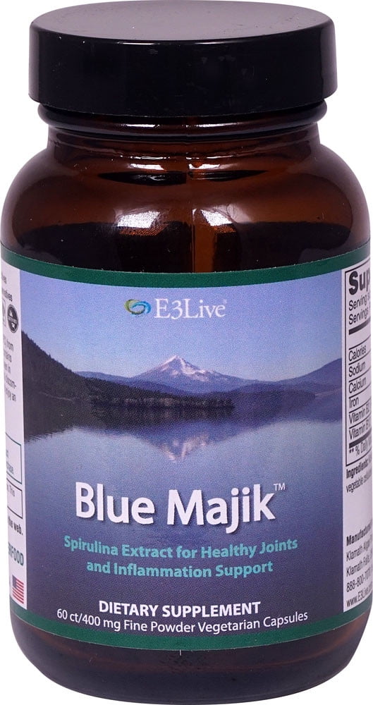 E3Live Blue Majik 400 mg 60 Vegetarian Capsules