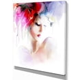 thumbnail image 2 of Illustration de Femme à la Mode - Impression sur Toile Abstraite, 2 of 3
