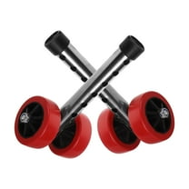 PBPBOX 1Pair Practical Walker Wheel Replacement Assorted Color Smooth Rolling Indoor Use
