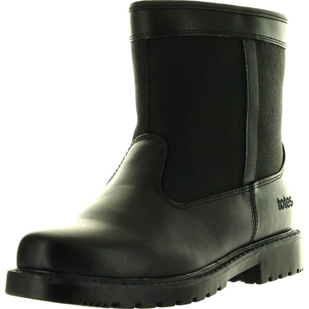 totes - Totes Mens Stadium Winter Waterproof Snow Boots, Black, 9 ...