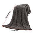 thumbnail image 3 of Ywuzuh Plush Fuzzy Fleece Throw Blanket Extra Large Super Soft Flannel Blanket for Bed, Luxury Cozy Microfiber Plush Fuzzy Blanket Grey Blanket, 3 of 9